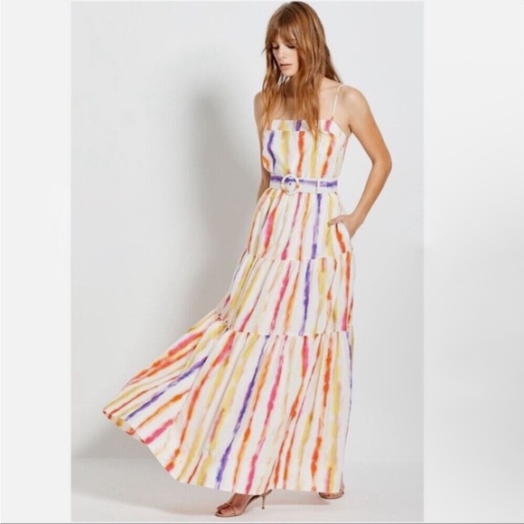 NICHOLAS Dresses & Skirts - NICHOLAS Multicolor Striped Maxi Dress